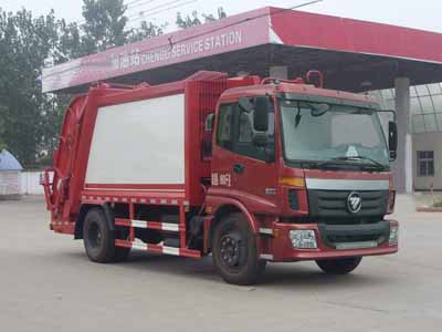 國五歐曼壓縮式垃圾車(chē)