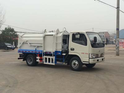 國五東風(fēng)5方壓縮對接式垃圾車(chē)