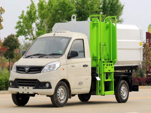 國六福田祥菱 3方 掛桶垃圾車(chē)